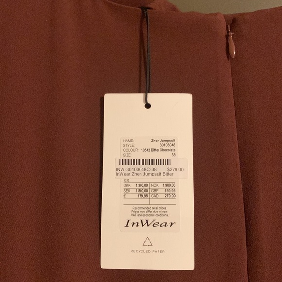 InWear tie-waist jumpsuit - Picture 3 of 10